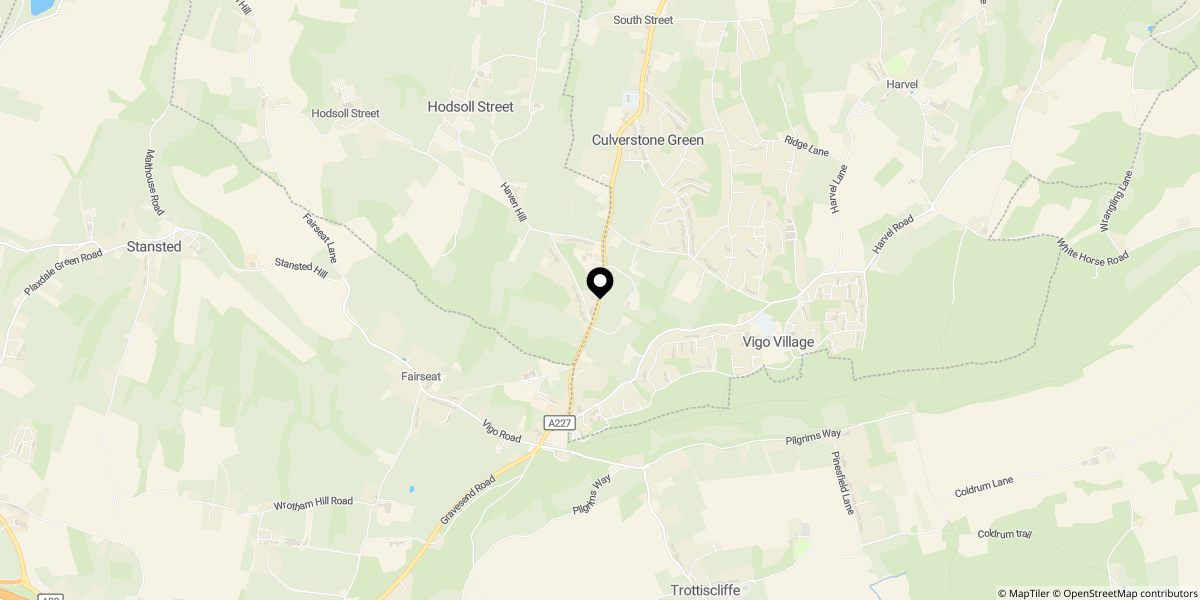 Approximate location of Barn 3 Woods Farm, Wrotham, Sevenoaks, TN15 